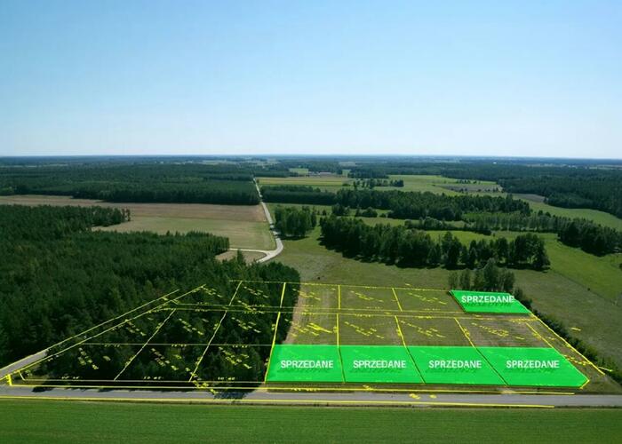 Grajewo ogłoszenia: Sprzedam działki budowlane - mieszkaniowe o pow. od 1015m2 do...